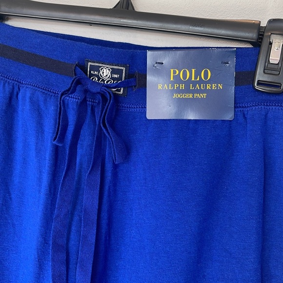 NWT Polo Ralph Lauren Polo 67 Slim Flex Joggers Blue Men’s Size M - Picture 3 of 11